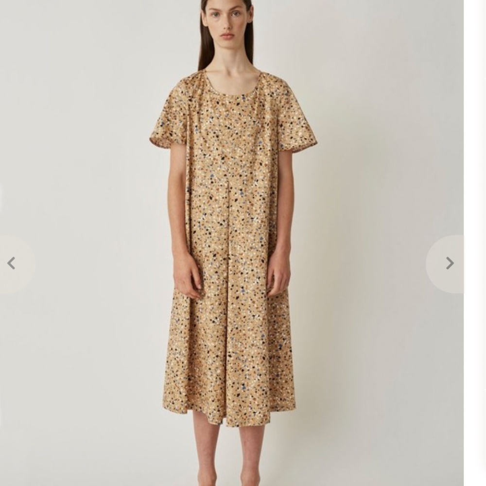 JUST Female Juvina Speckled Midi Oversized Shirt Dress
